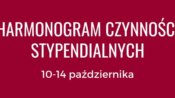 Modyfikacje wniosków stypendialnych