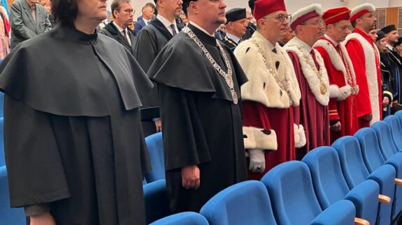 dr Kamila Bezubik, prof. UwB Artur Olechno i prof. Mariusz Popławski 