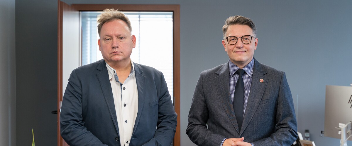 prof. PhDr. Peter Kónya i prof. Mariusz Popławski