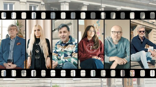 Filmowe pożegnanie z uniwersyteckim gmachem przy placu NZS w Białymstoku