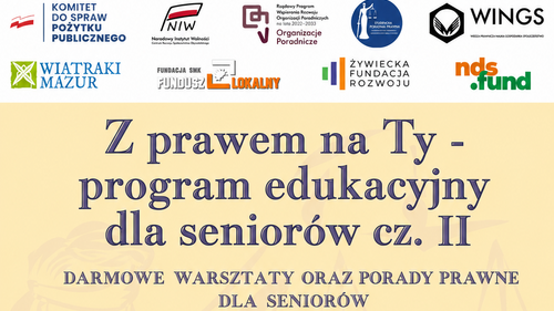 Z prawem na Ty. Darmowe warsztaty oraz porady prawne dla seniorów na Wydziale Prawa Uniwersytetu w Białymstoku