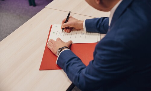 Letter of intent signed