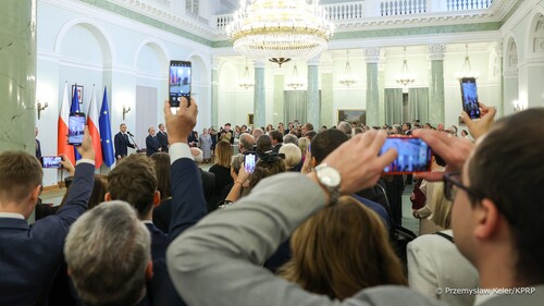 uroczystość w Pałacu Prezydenckim