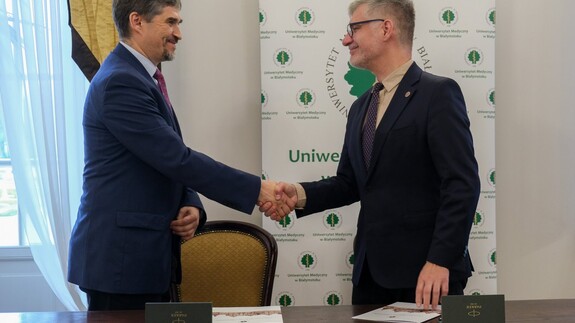 prof. Karol Kamiński i prof. Krzysztof Korotkich