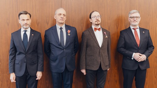 dr Jacek Brzozowski, prof. Dariusz Kijowski, dr Tomasz Goliński, prof. UwB Krzysztof Korotkich