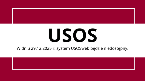 USOSweb - prace administracyjne w dniu 29.12.2025