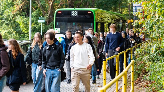 Przystanek z studentami