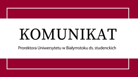 Miejsca w Domu Studenta: Harmonogram czynności na rok akademicki 2021/2022