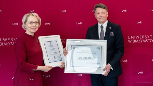 prof. Joanna Karpińska i prof. Mariusz Popławski