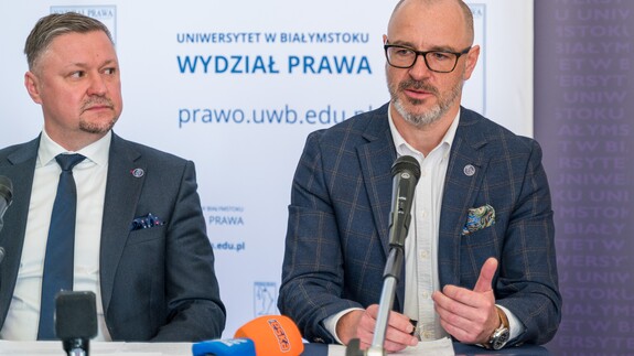 prof. UwB Artur Olechno, prof. Rafał Dwogier