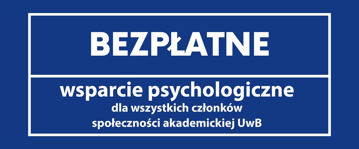 grafika z informacją o bezpłatnych konsultacjach psychologicznych
