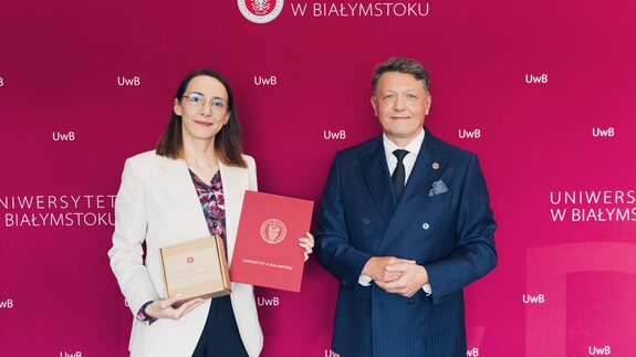 mgr Agnieszka Panas, prof. Mariusz Popławski