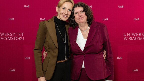 prof. Anna Gardocka-Dubatówka i Alicja Kotowicz