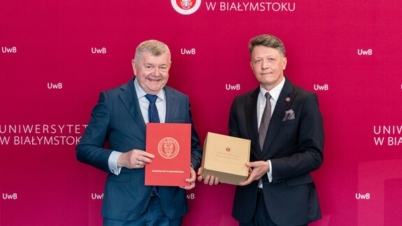 dr Waldemar Krawczyk i prof.  Mariusz Popławski