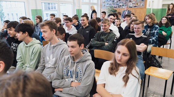 Spotkanie z uczniami w Sokółce