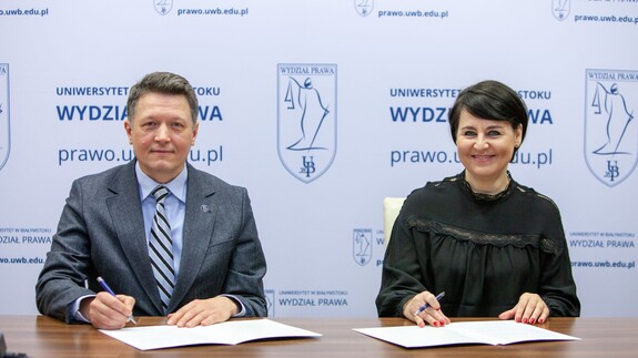 Wydział Prawa UwB oraz I Liceum Ogólnokształcące w Białymstoku podpisali umowę patronacką