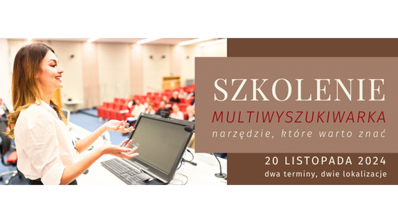 Biblioteka Uniwersytecka zaprasza na bezpłatne szkolenie stacjonarne w związku z subskrypcją multiwyszukiwarki EDS