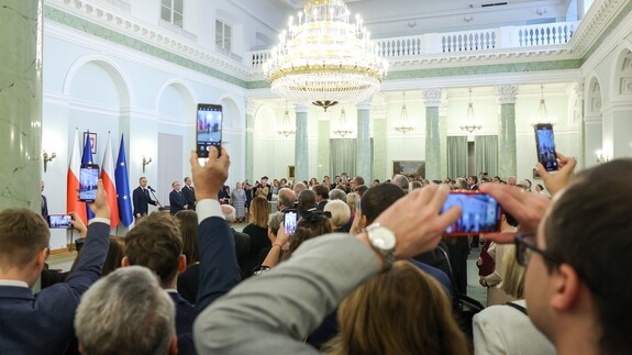 uroczystość w Pałacu Prezydenckim